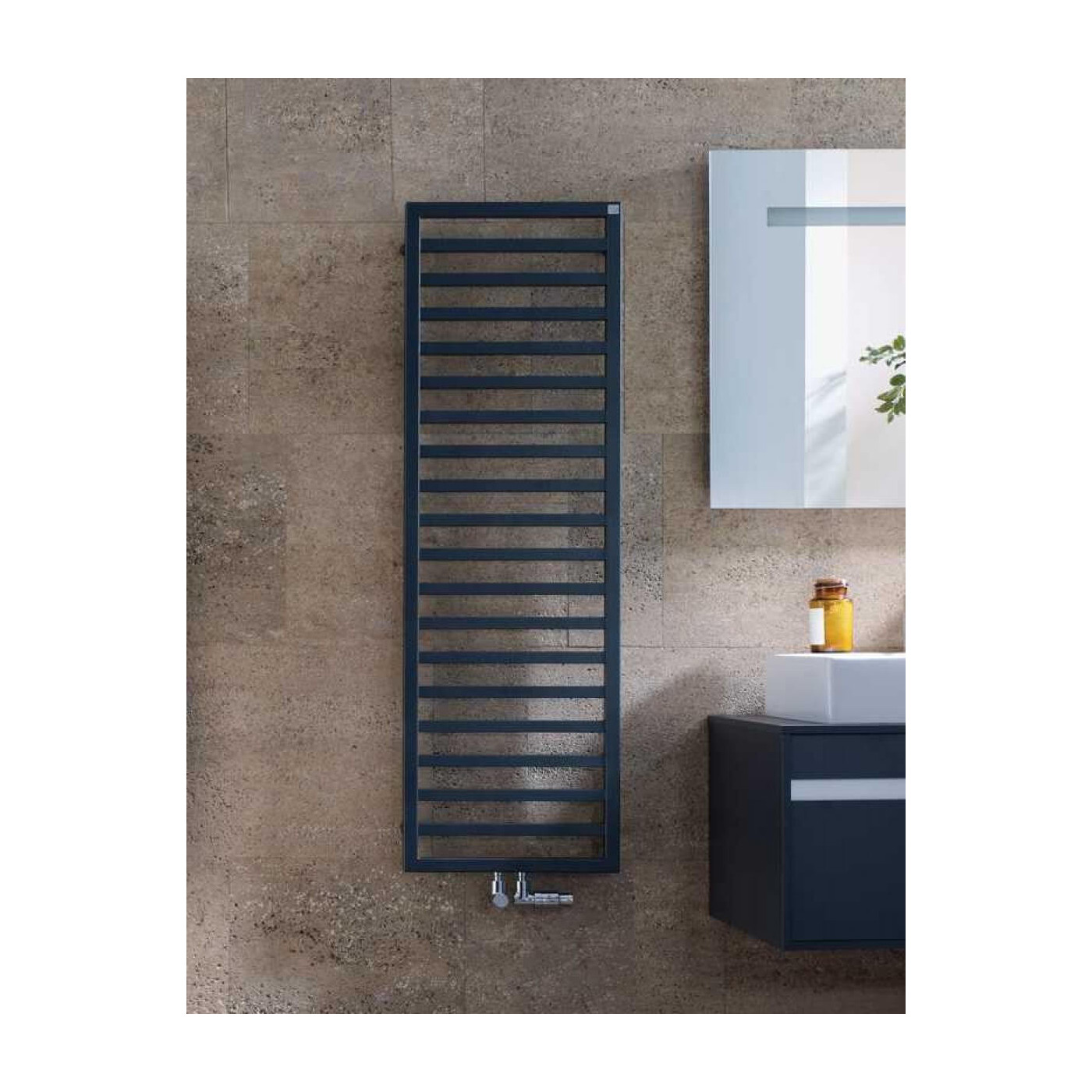 Grzejnik Łazienkowy Quaro Black Quartz 1403x450 QA 140-045/M0550 Zehnder