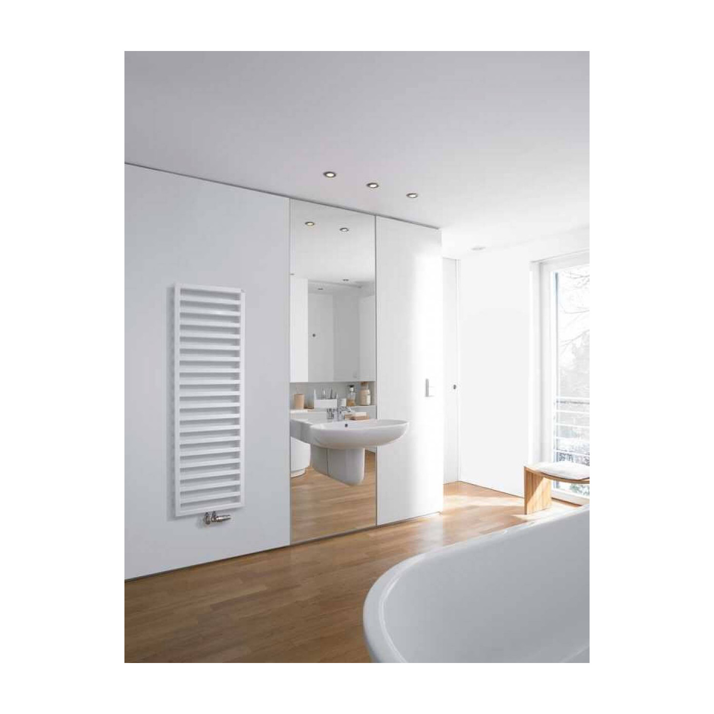 Grzejnik Łazienkowy Quaro White Quartz 1400x450 QA 140-045/M0521 Zehnder
