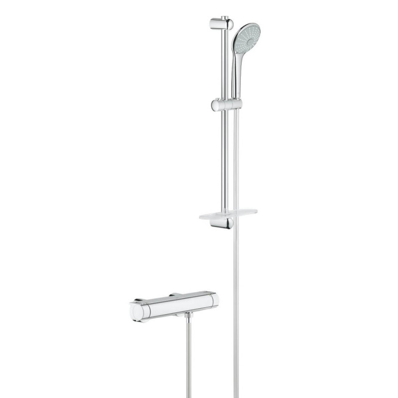 Bateria Prysznicowa Z Termostatem Z Zestawem Prysznicowym Grohtherm 2000 34195001 Grohe