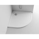 Brodzik Półokrągły Konglomerat Pure 90x90 PURE0004 Emporia