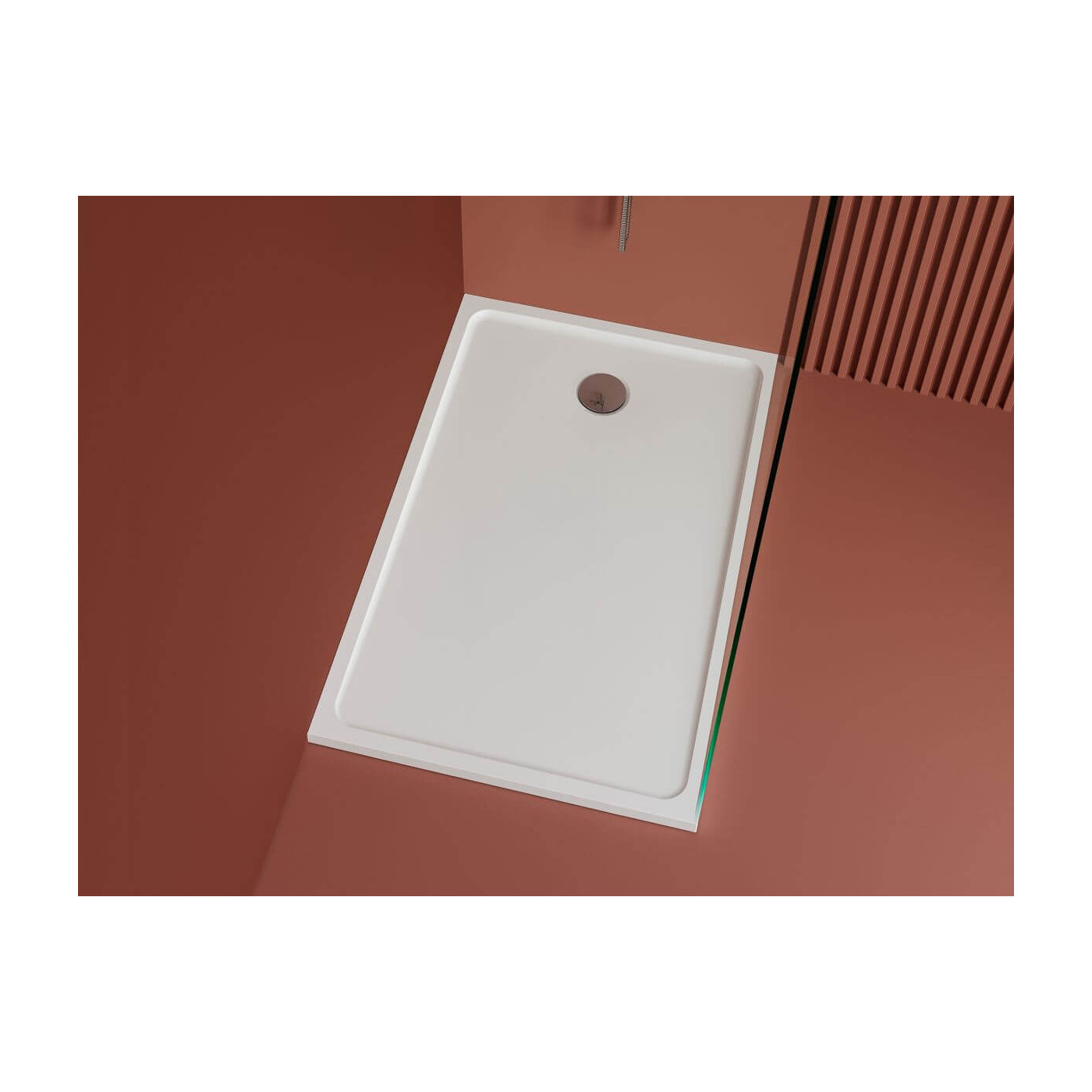 Brodzik Prostokątny Konglomerat Pure 120x80 PURE0006 Emporia