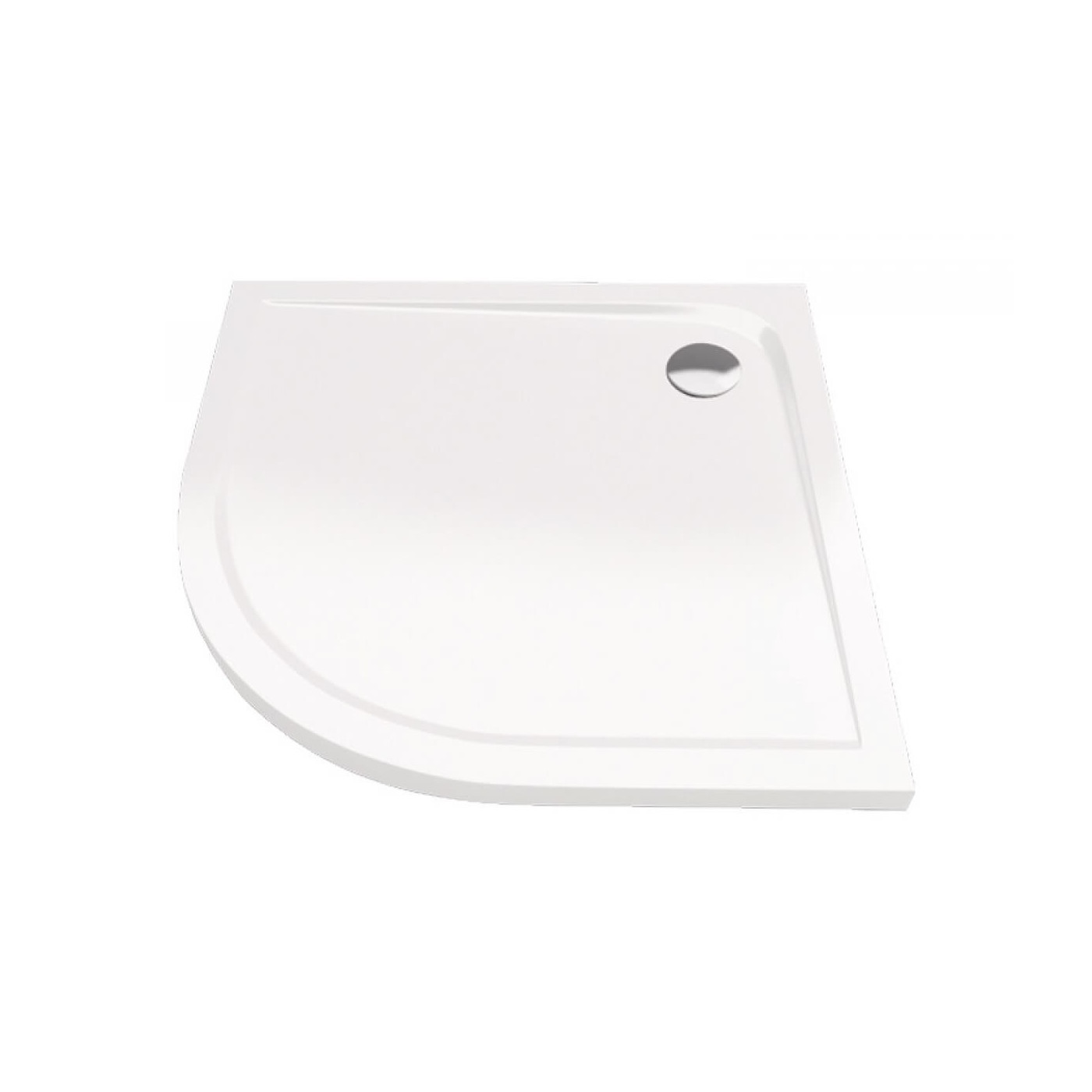 Brodzik Niski Półokragły Sense 90x90 BREX.SEN09WHN Excellent