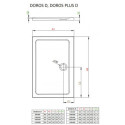 Brodzik Prostokątny DOROS 110x90 SDRD1190-01 Radaway