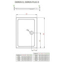 Brodzik Prostokątny Doros D 120x80 SDRD1280-01 Radaway