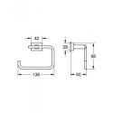 Uchwyt Na Papier Essentials Cube 40507001 Grohe