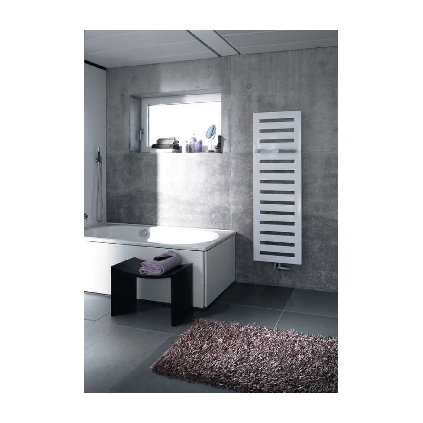Grzejnik Łazienkowy Metropolitan Bar 1540x500 White Quarz MEP150-050/M0521 Zehnder