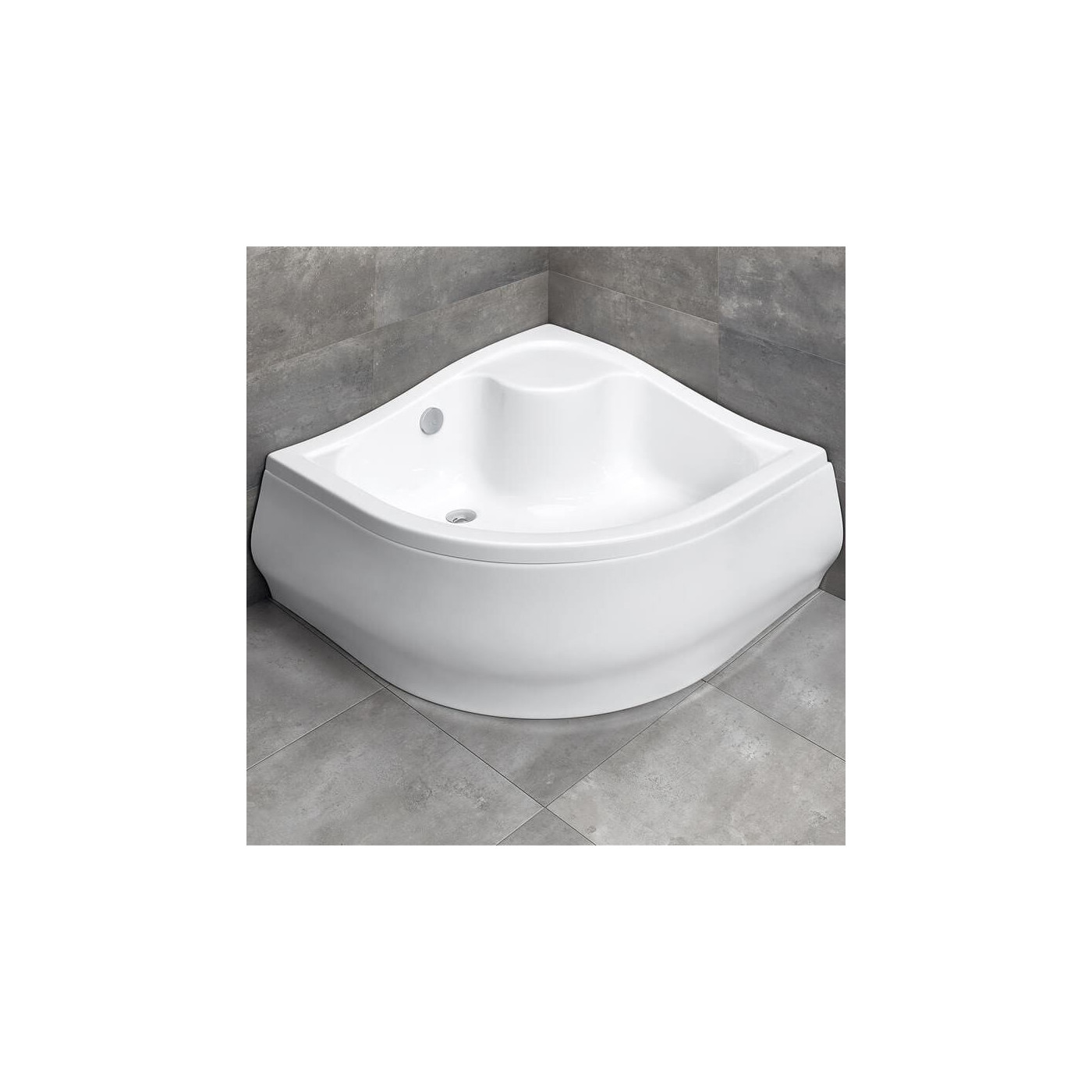 Brodzik Korfu A Półokrągły 80x80 4S88400-03 Radaway
