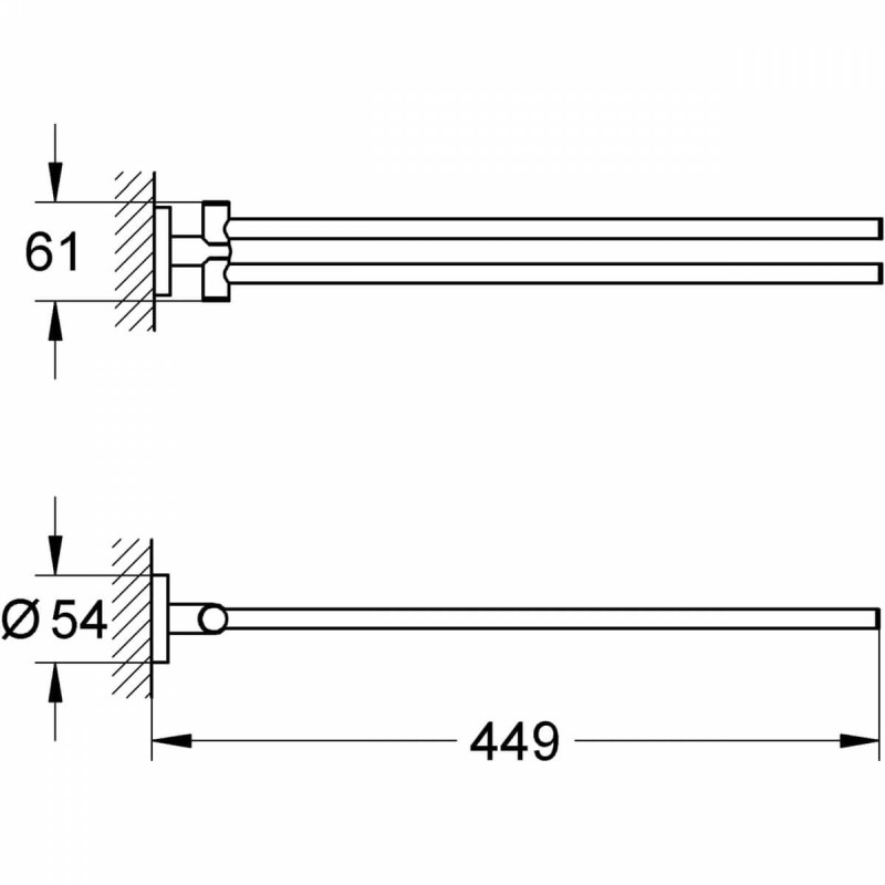 Wieszak Na Ręczniki Essentials 40371001 Grohe
