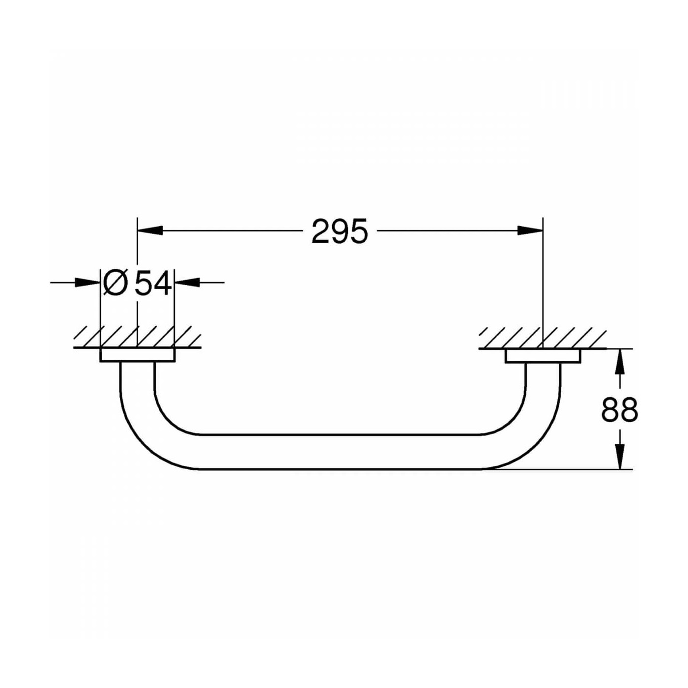 Uchwyt Wannowy Essentials 40421001 Grohe
