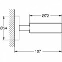 Haczyk Na Płaszcz Kąpielowy Essentials 40364001 Grohe