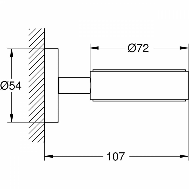 Haczyk Na Płaszcz Kąpielowy Essentials 40364001 Grohe