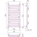 Grzejnik Dekoracyjny Elegy 1039x532 Stal Polerowana 50037 Sunerzha