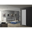 Grzejnik Arpa 2 (18mm) pionowy NERO SATINATO 1820x271 Irsap