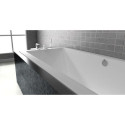 Wanna Prostokątna Do Zabudowy Lugo 180x80 Biały Połysk Riho