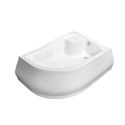 Brodzik Korfu E Lewy Biały 4E81400-03L 100x80 Radaway