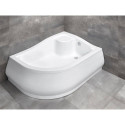 Brodzik Korfu E Lewy Biały 4E81400-03L 100x80 Radaway