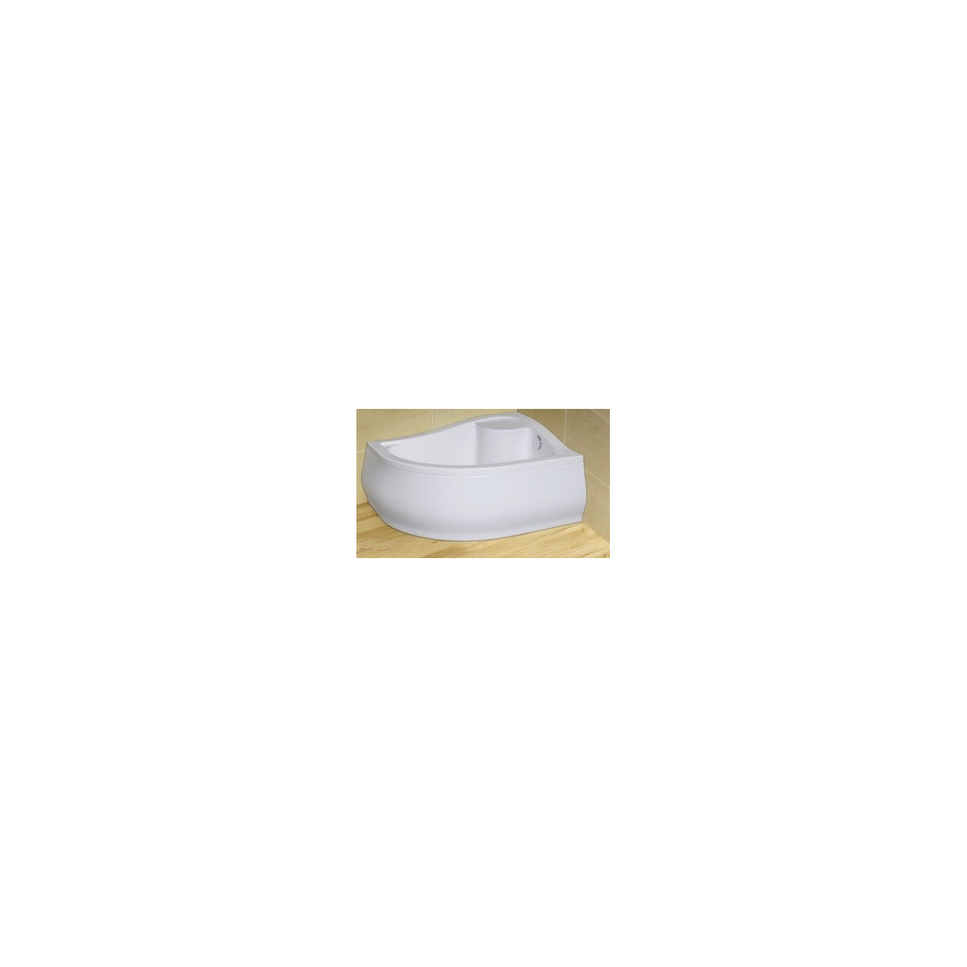 Brodzik Korfu E Lewy Biały 4E81400-03L 100x80 Radaway