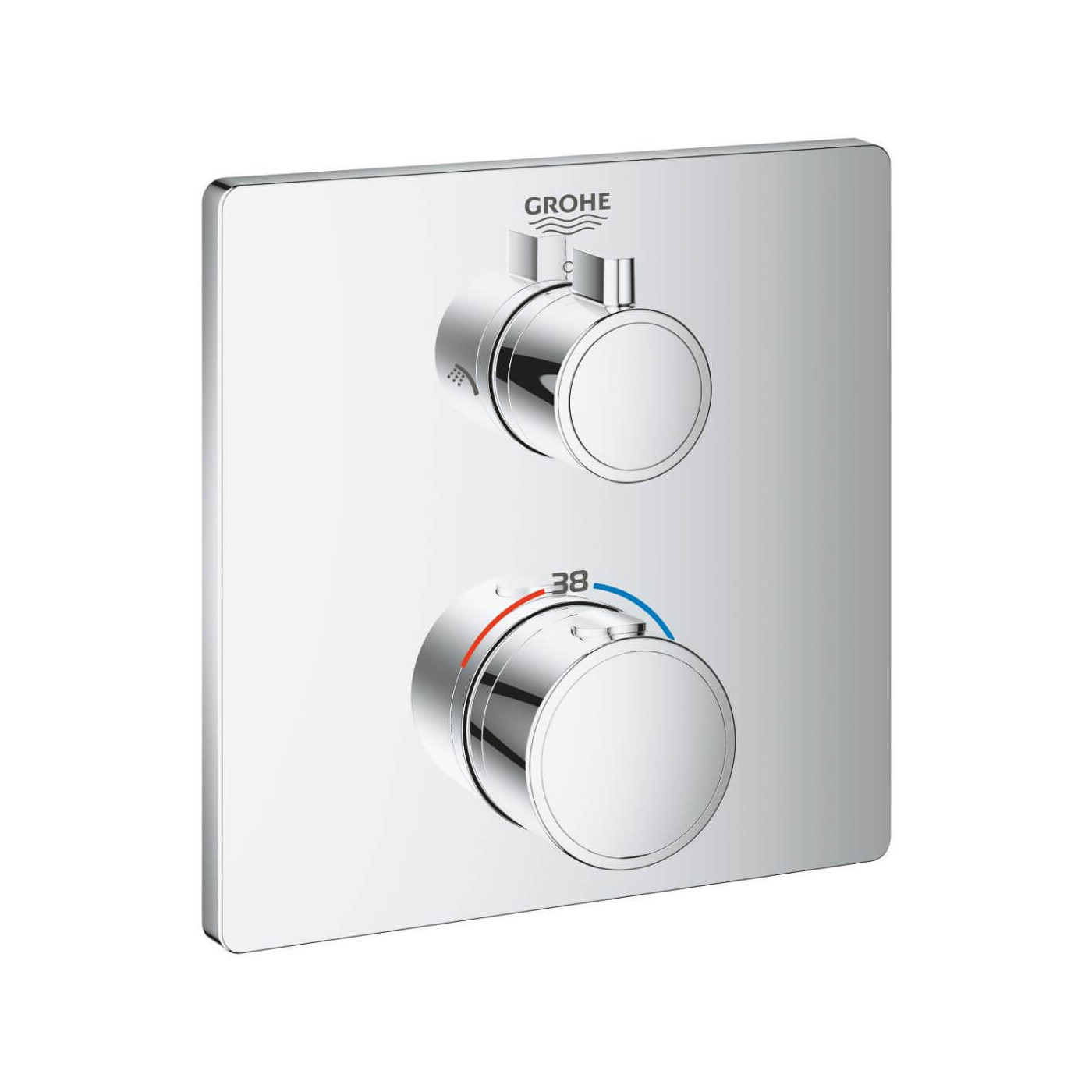 Bateria Prysznicowa Grohtherm Podtynkowa Termostatyczna Chrom 24079000 Grohe