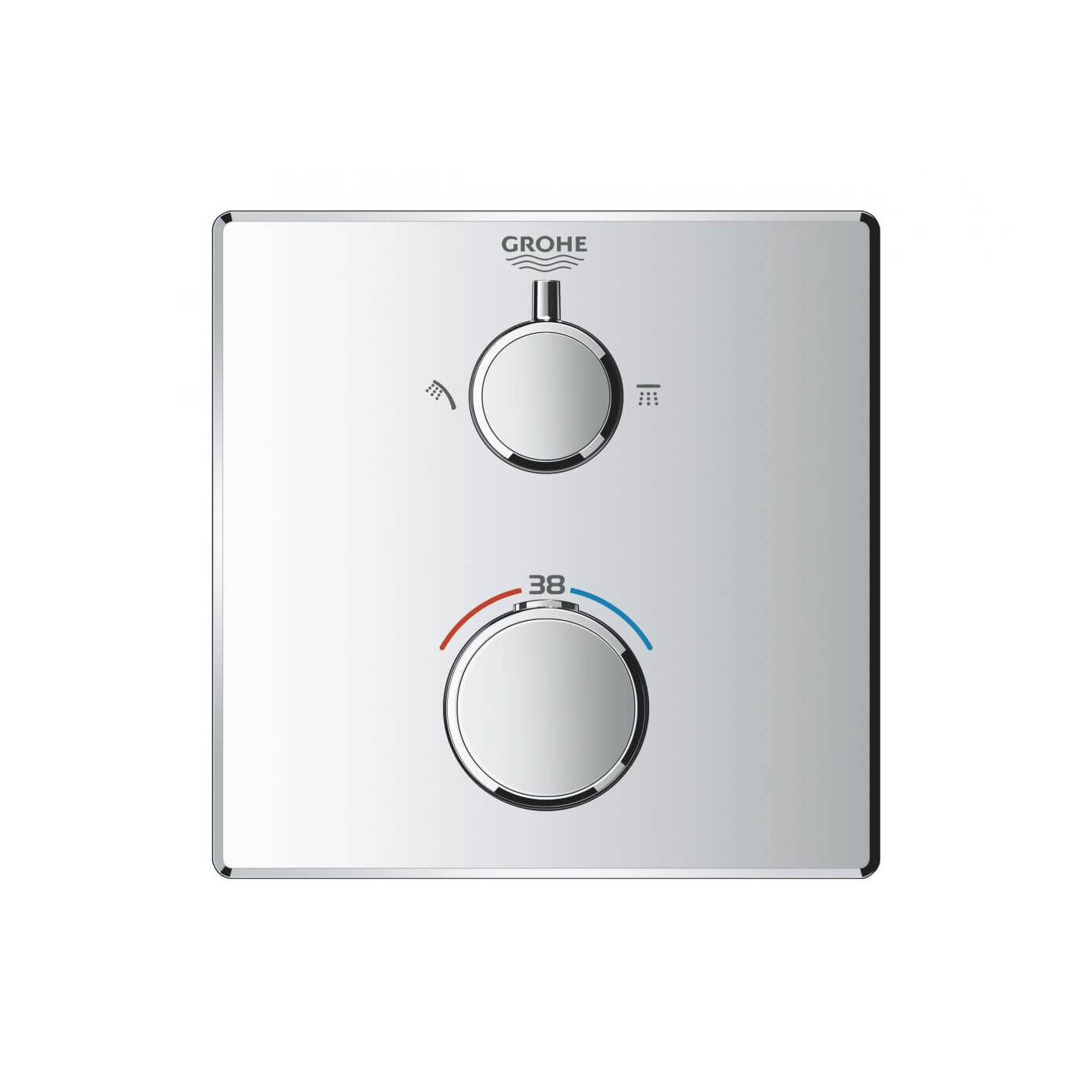 Bateria Prysznicowa Grohtherm Podtynkowa Termostatyczna Chrom 24079000 Grohe