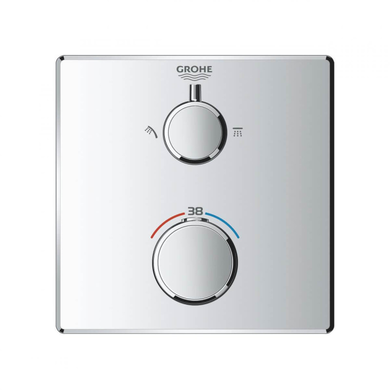 Bateria Prysznicowa Grohtherm Podtynkowa Termostatyczna Chrom 24079000 Grohe