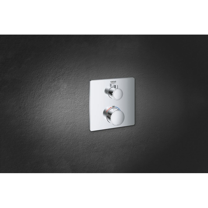 Bateria Prysznicowa Grohtherm Podtynkowa Termostatyczna Chrom 24079000 Grohe