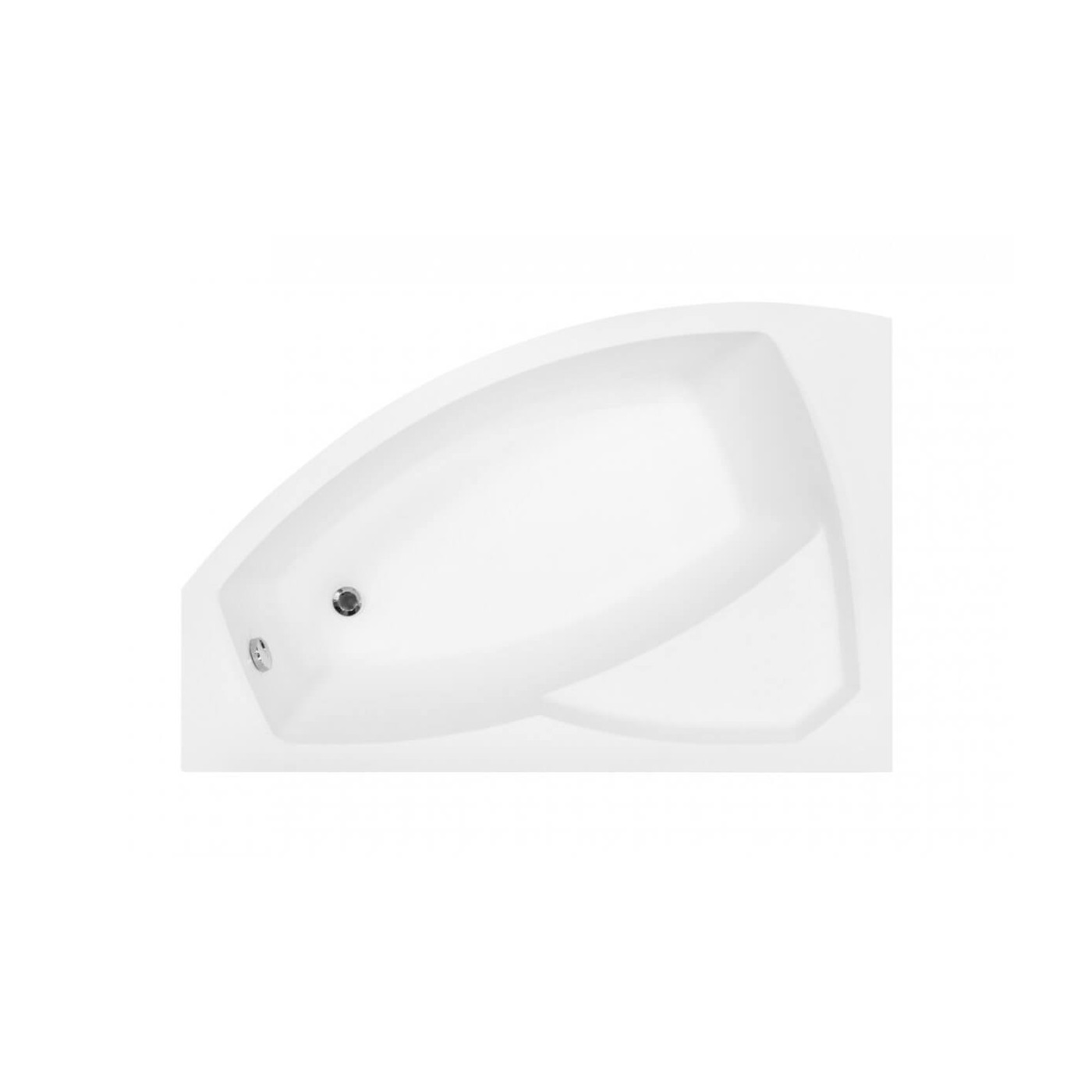 Wanna Asymetryczna Rima Prawa 170x110 Besco