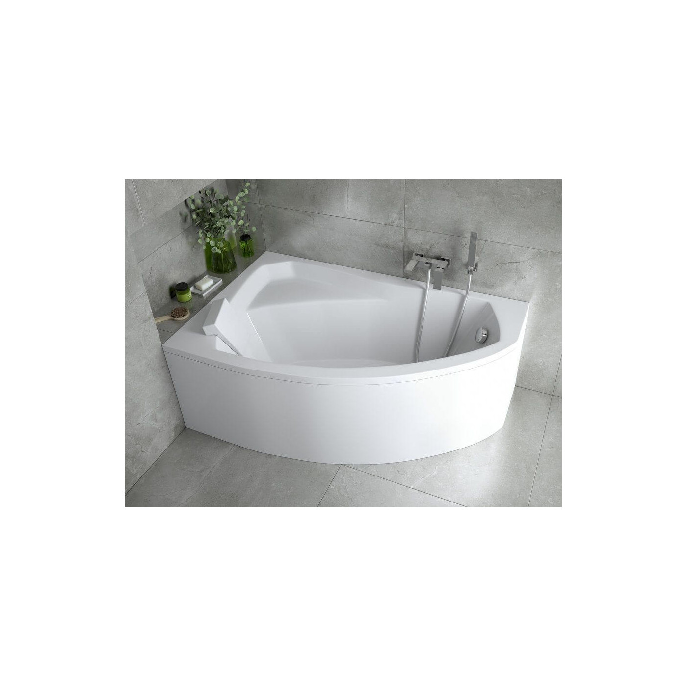 Wanna Asymetryczna Rima Lewa 170x110 Besco