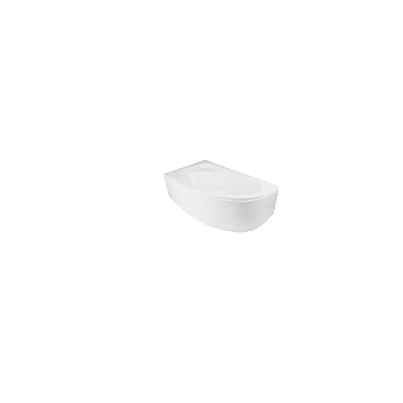 Wanna Asymetryczna Cornea Lewa 140x80 Besco