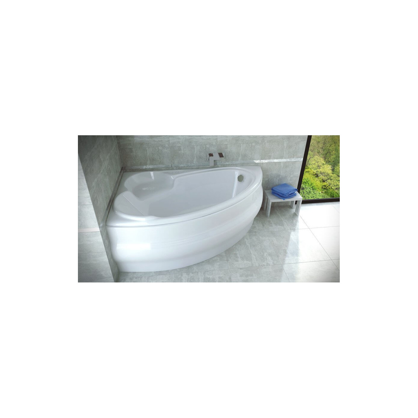 Wanna Asymetryczna Finezja Nova Prawa 140x95 Besco