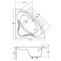 Wanna Symetryczna Mia 120x120 Besco