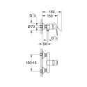 Jednouchwytowa Bateria Prysznicowa BauLoop 23340000 Grohe