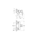Bateria Prysznicowa X-Line A4237823EXP Vitra
