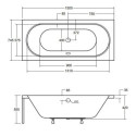 Wanna Do Zabudowy Vitae 150x75 Besco
