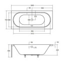 Wanna Do Zabudowy Vitae 160x75 Besco