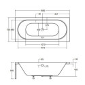 Wanna Do Zabudowy Vitae 170x75 Besco