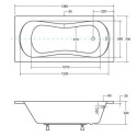 Wanna Do Zabudowy Aria ProSafe 140x70 Besco