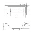 Wanna Do Zabudowy Talia 150x70 Besco