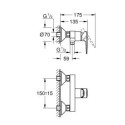 Bateria Prysznicowa Jednouchwytowa Start Edge FastFixation Chrom 24197001 Grohe