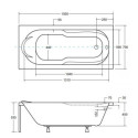 Wanna Do Zabudowy Bona 150x70 Besco