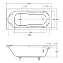 Wanna Do Zabudowy Bona 190x80 Besco