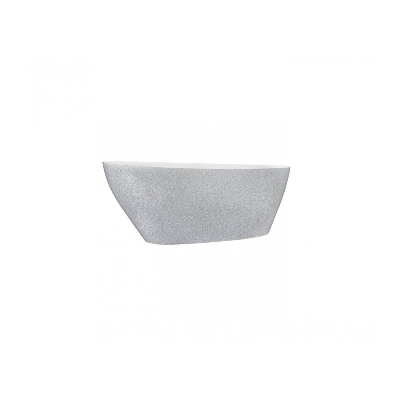 Wanna Wolnostojąca Goya 140 XS Glam Srebrna 142x62 Besco