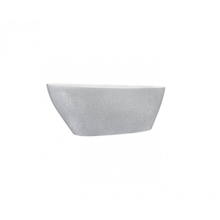 Wanna Wolnostojąca Goya 140 XS Glam Srebrna 142x62 Besco