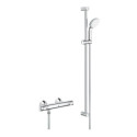 Bateria Prysznicowa Z Termostatem Z Zestawem Prysznicowym Precision Flow FastFixation Chrom 34842000 Grohe