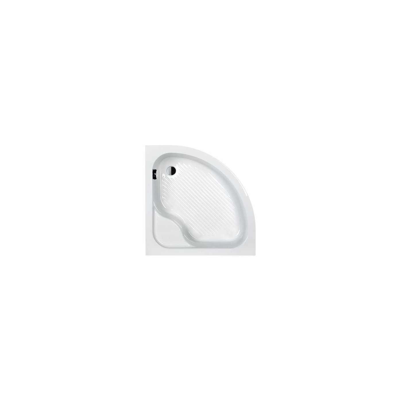 Brodzik Półokrągły Classic BPZS/CL 615-010-0820-01-000 80x80 Sanplast