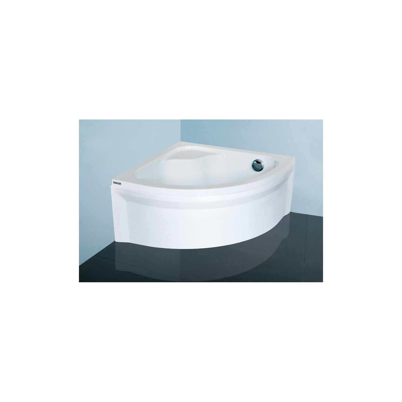 Brodzik Półokrągły Classic BPZS/CL 615-010-0820-01-000 80x80 Sanplast