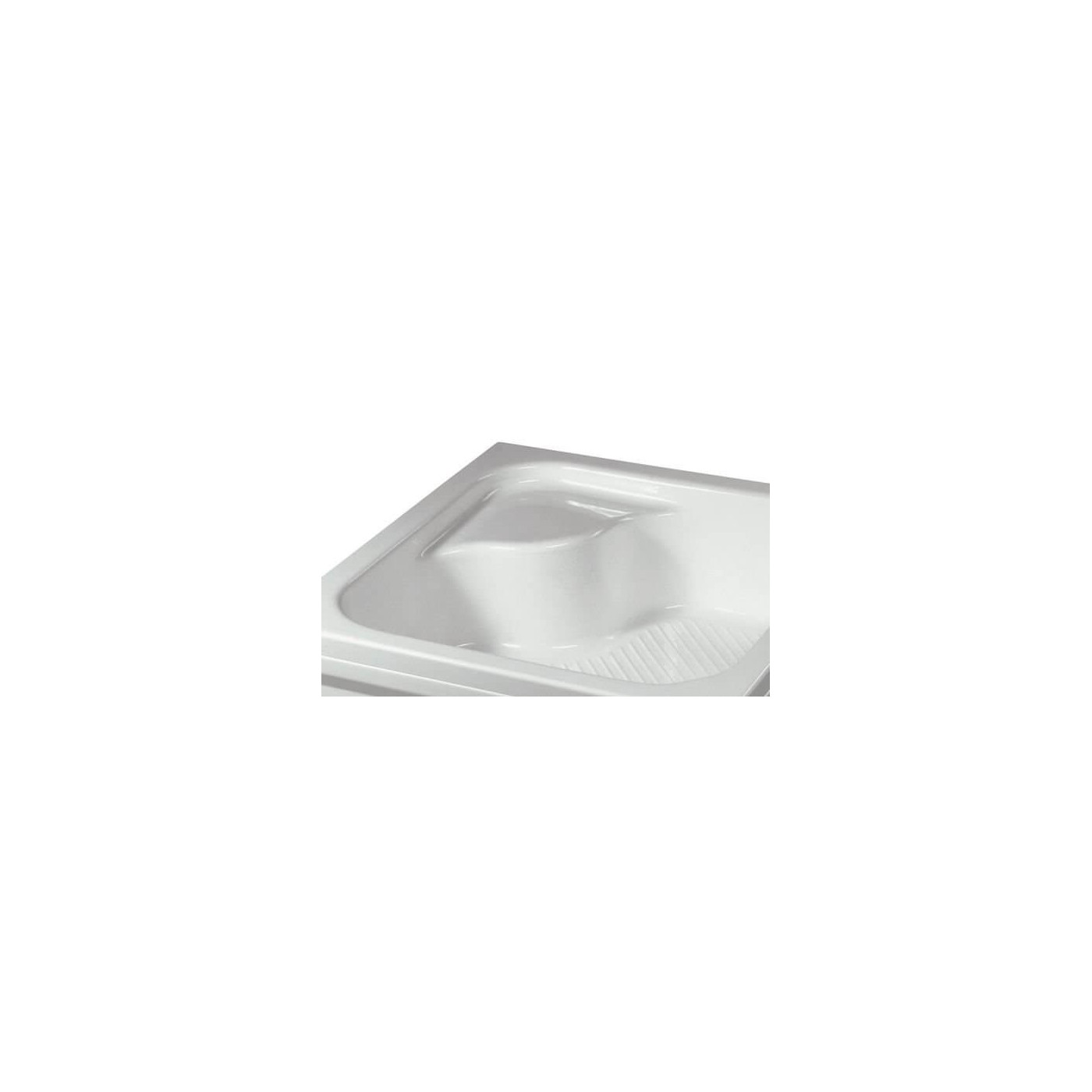 Brodzik Półokrągły Classic BPZS/CL 615-010-0820-01-000 80x80 Sanplast