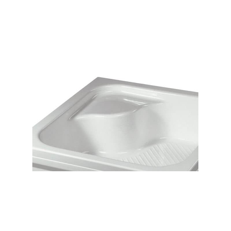 Brodzik Półokrągły Classic BPZS/CL 615-010-0820-01-000 80x80 Sanplast