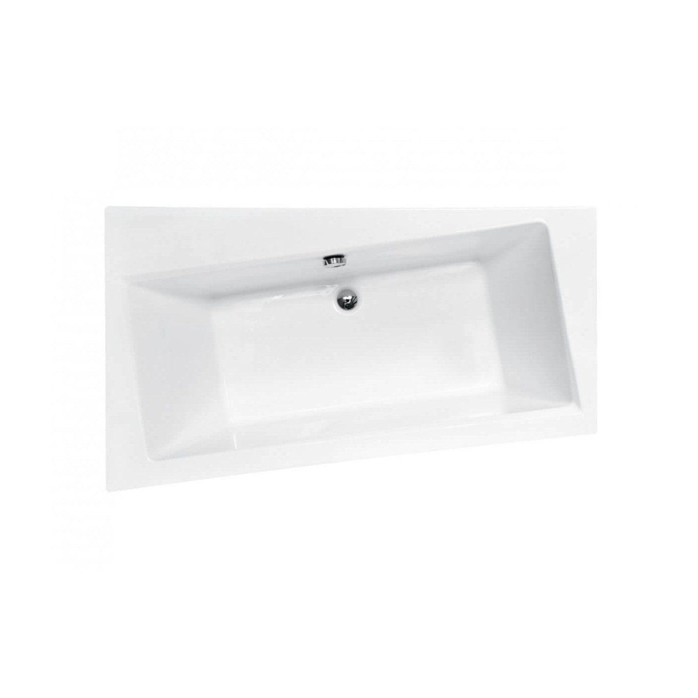 Wanna Asymetryczna Infinity Lewa + Nogi 170x110 Besco