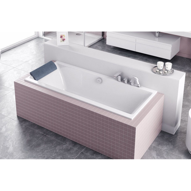 Wanna Prostokątna Pryzmat Slim 170x75 WAEX.PRY17WHS Excellent