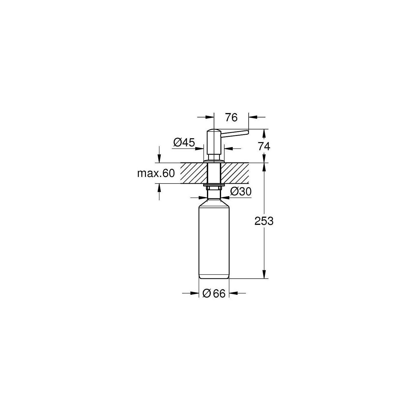 Dozownik Do Mydła Contemporary 40536000 Grohe